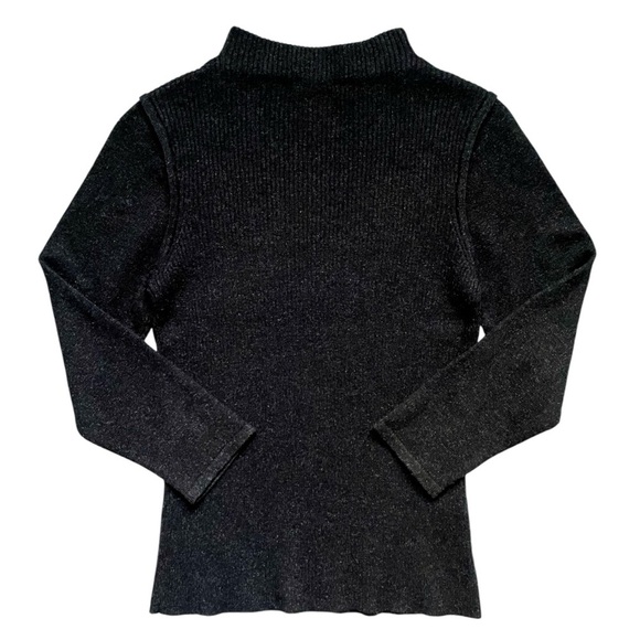 Vintage Urchin Mark Eisen Silk Cashmere Mock Neck Sweater - Picture 3 of 3